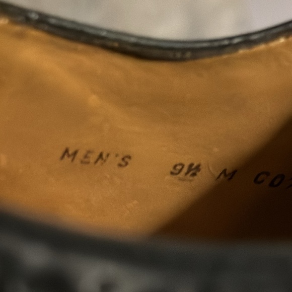 Cole Haan‎ black leather wing tip lace up dress shoes style C07964 9 1/2M - Picture 10 of 10